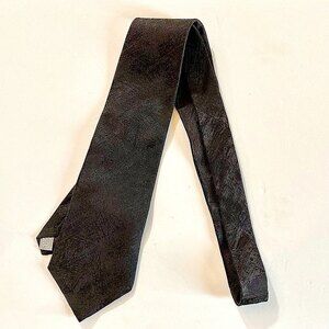 Croft & Barrow Basics Black Silk Tie